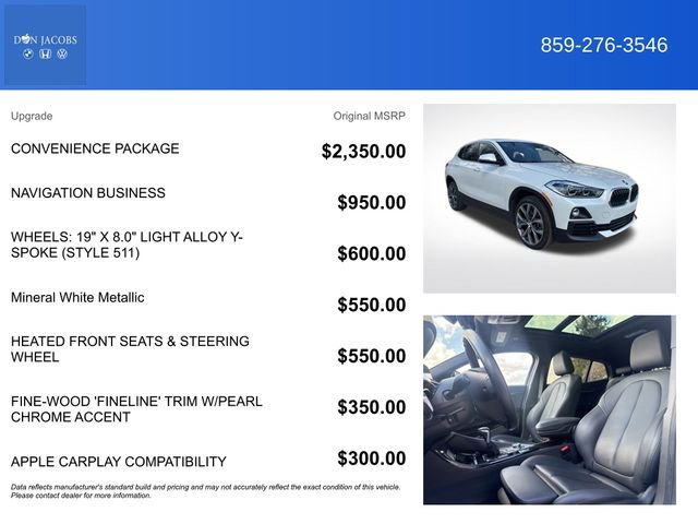 Used 2018 BMW X2 xDrive28i w/ Convenience Package image 5