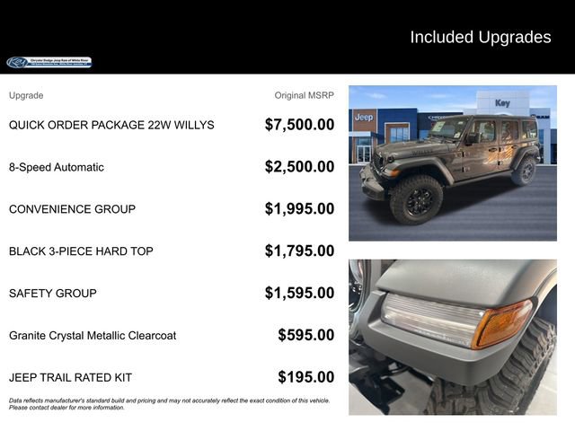 New 2025 Jeep Wrangler Willys AWD/4WD image 3