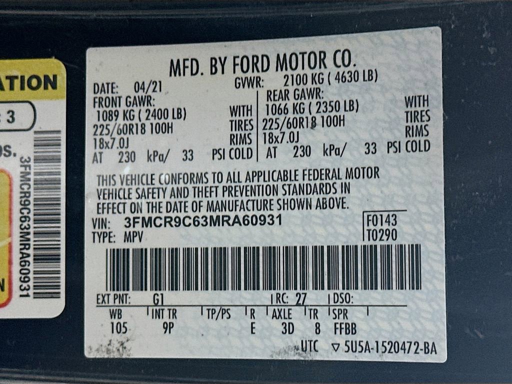 Used 2021 Ford Bronco Sport Outer Banks image 36