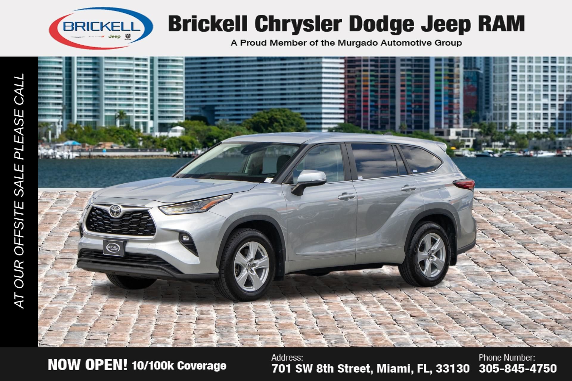 Used 2023 Toyota Highlander LE FWD image 1