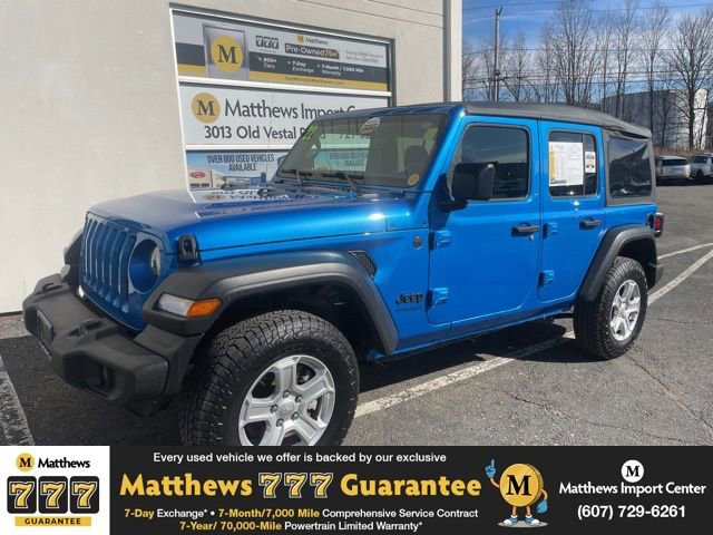 Used 2022 Jeep Wrangler Unlimited Sport image 1
