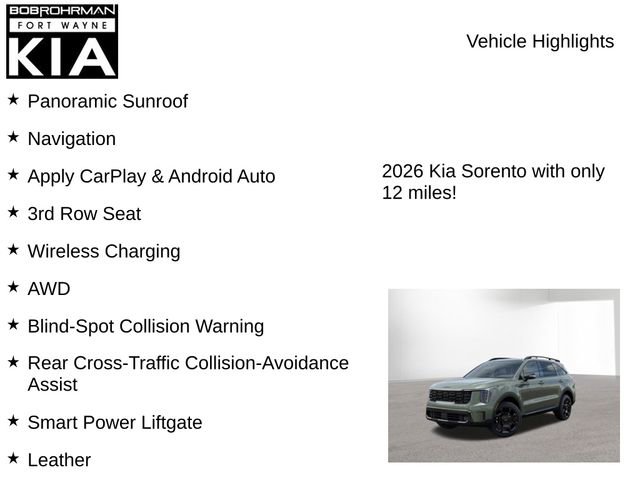 New 2026 Kia Sorento X-Line EX image 7