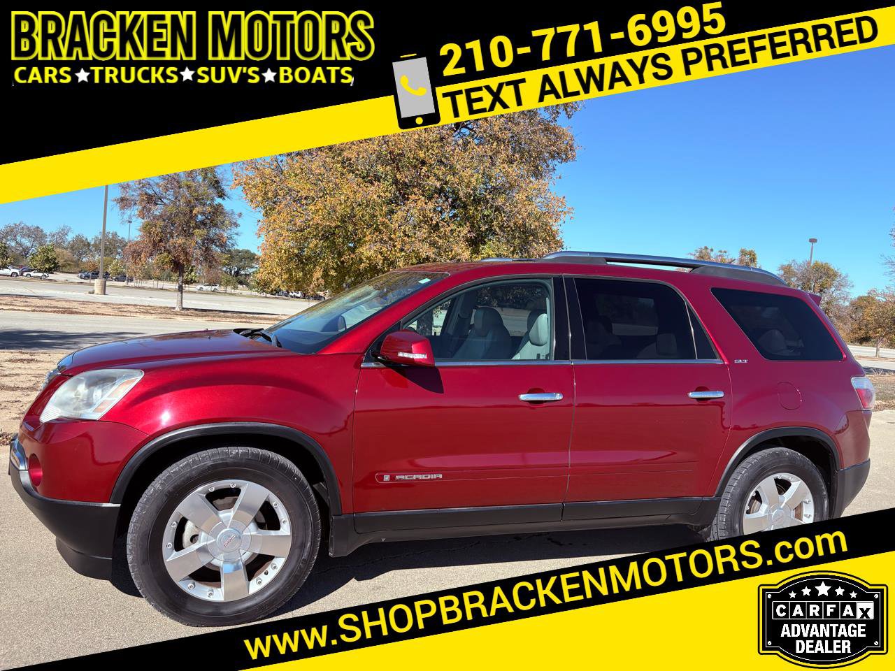 Used 2008 GMC Acadia SLT w/ Luxury Package