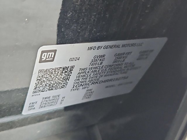 Certified 2024 Chevrolet Tahoe RST w/ Luxury Package RWD image 34