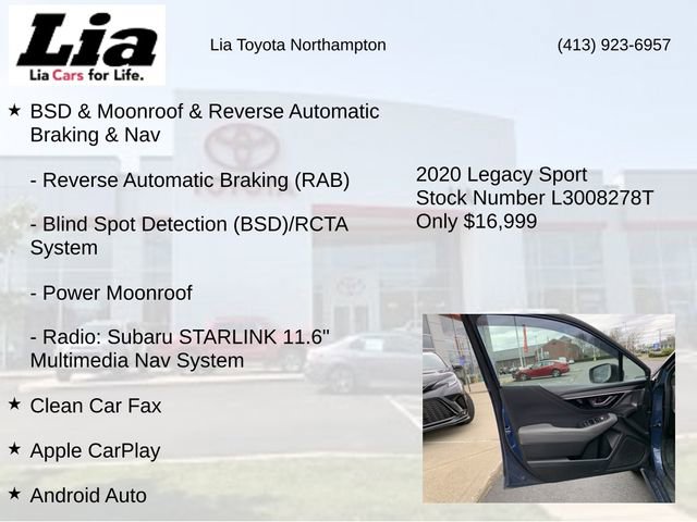 Used 2020 Subaru Legacy 2.5i Sport image 7