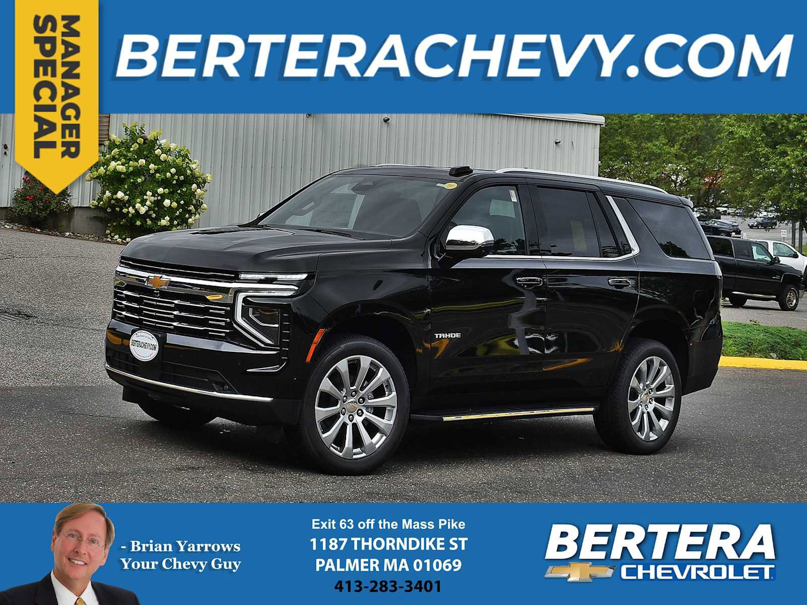 New 2025 Chevrolet Tahoe Premier w/ Sun And Tow Package