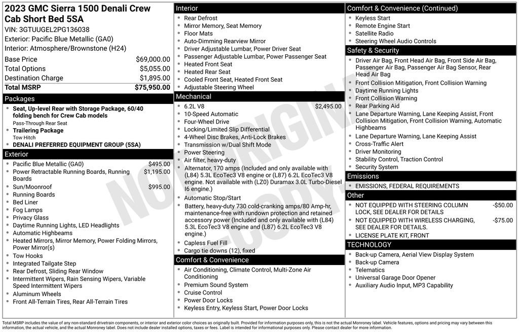 Certified 2023 GMC Sierra 1500 Denali image 8