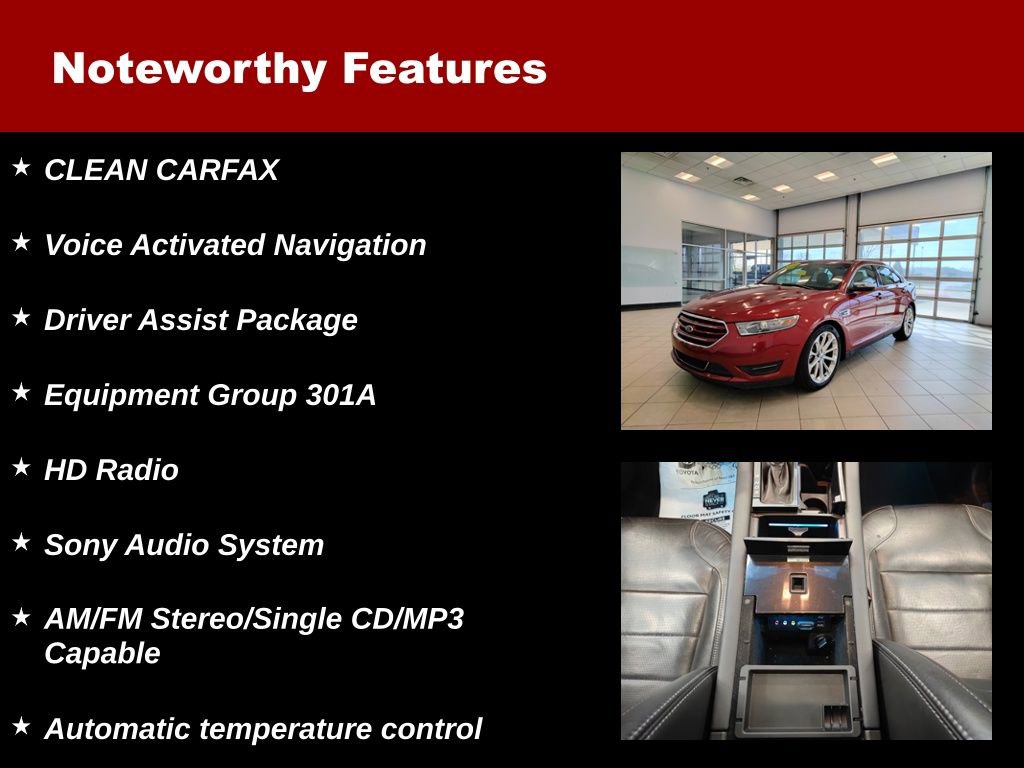 Used 2014 Ford Taurus Limited w/ Equipment Group 301A image 6