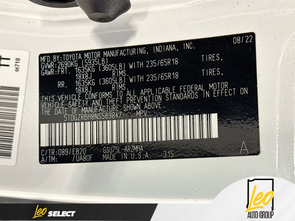 Used 2022 Toyota Highlander XLE image 34