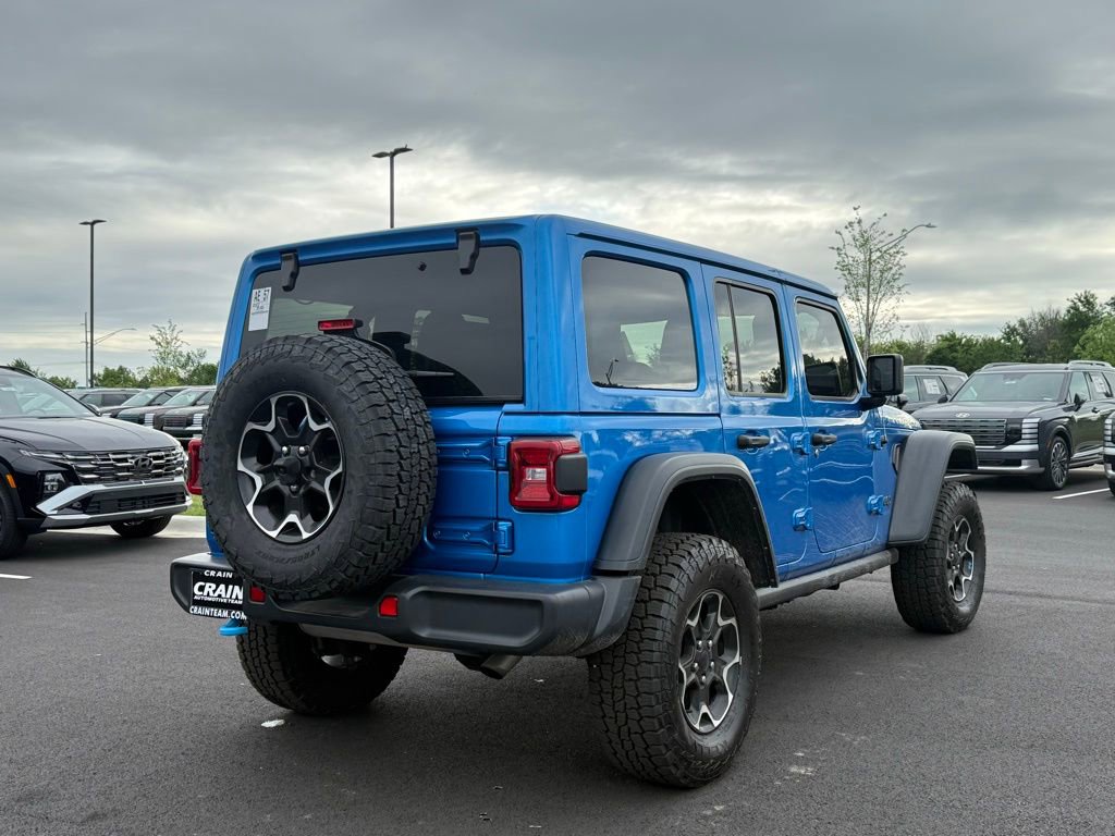 Used 2022 Jeep Wrangler Unlimited Rubicon 4xe w/ Cold Weather Group image 5