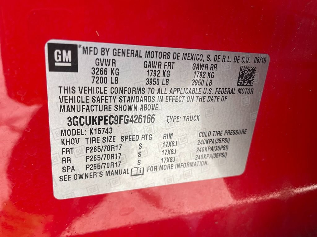 Used 2015 Chevrolet Silverado 1500 W/T w/ Special Service Package image 30