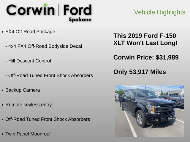 Used 2019 Ford F150 XLT w/ Equipment Group 302A Luxury AWD/4WD image 6