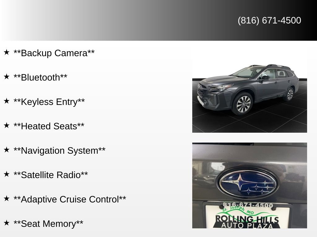 Used 2023 Subaru Outback Limited image 80