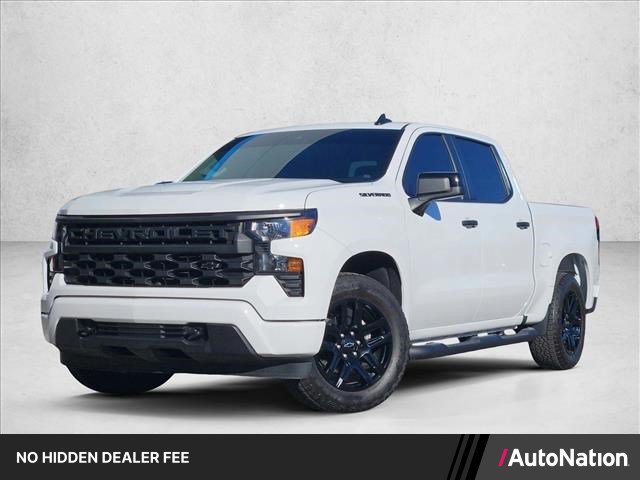 Certified 2025 Chevrolet Silverado 1500 Custom w/ Turbomax Blackout Package RWD image 1