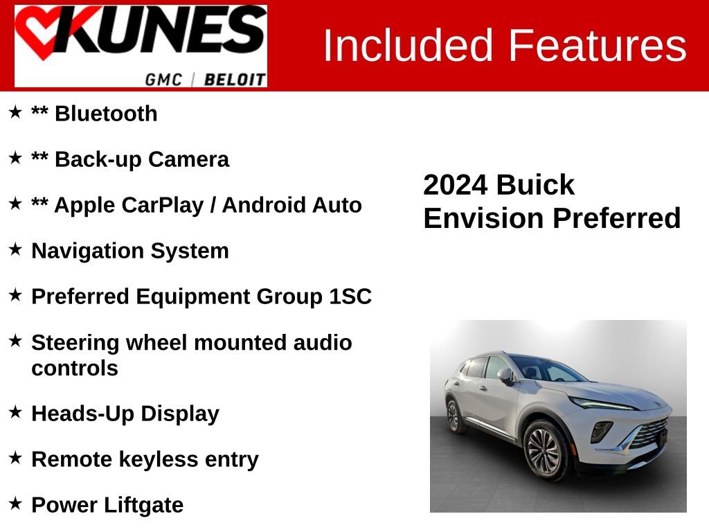 Used 2024 Buick Envision Preferred image 2