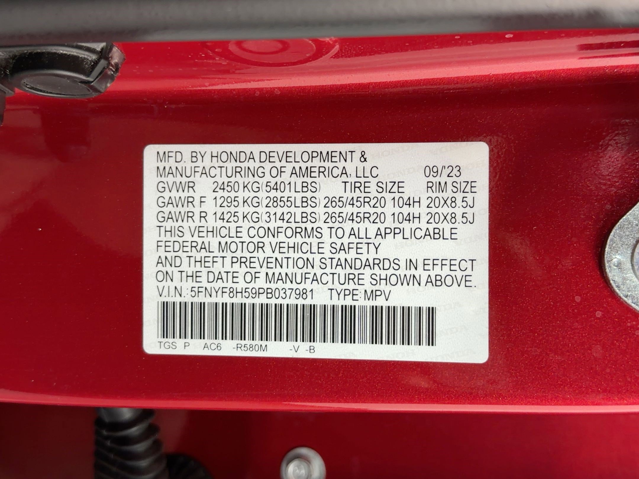 Certified 2023 Honda Passport EX-L image 21