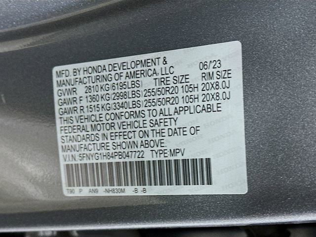 Certified 2023 Honda Pilot Elite image 38