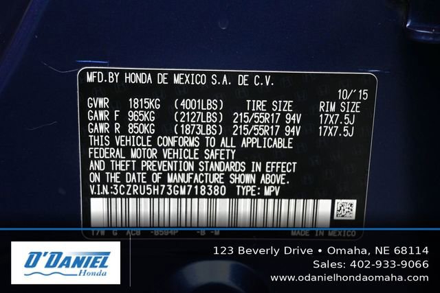 Used 2016 Honda HR-V EX-L image 45