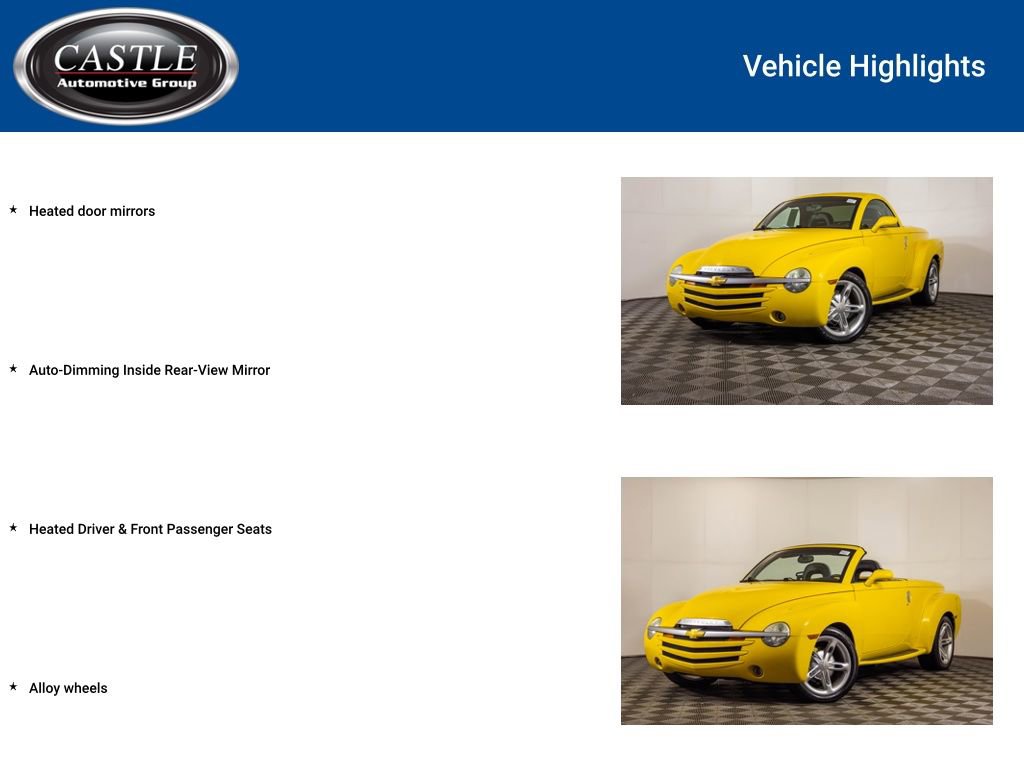 Used 2004 Chevrolet SSR w/ Preferred Equipment Group RWD image 8