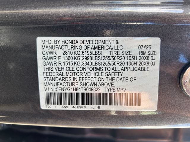 New 2026 Honda Pilot Elite image 18