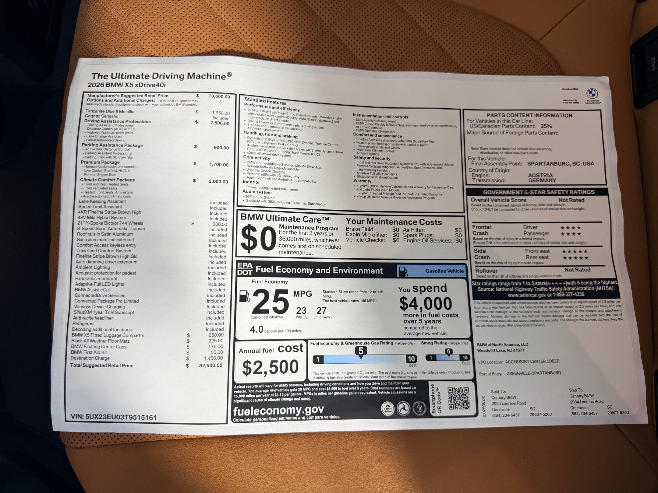 New 2026 BMW X5 xDrive40i AWD/4WD image 23