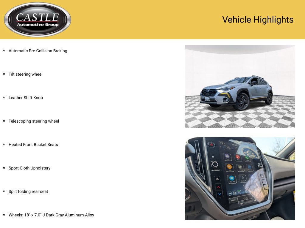 Used 2025 Subaru Crosstrek 2.5i Sport AWD/4WD image 7