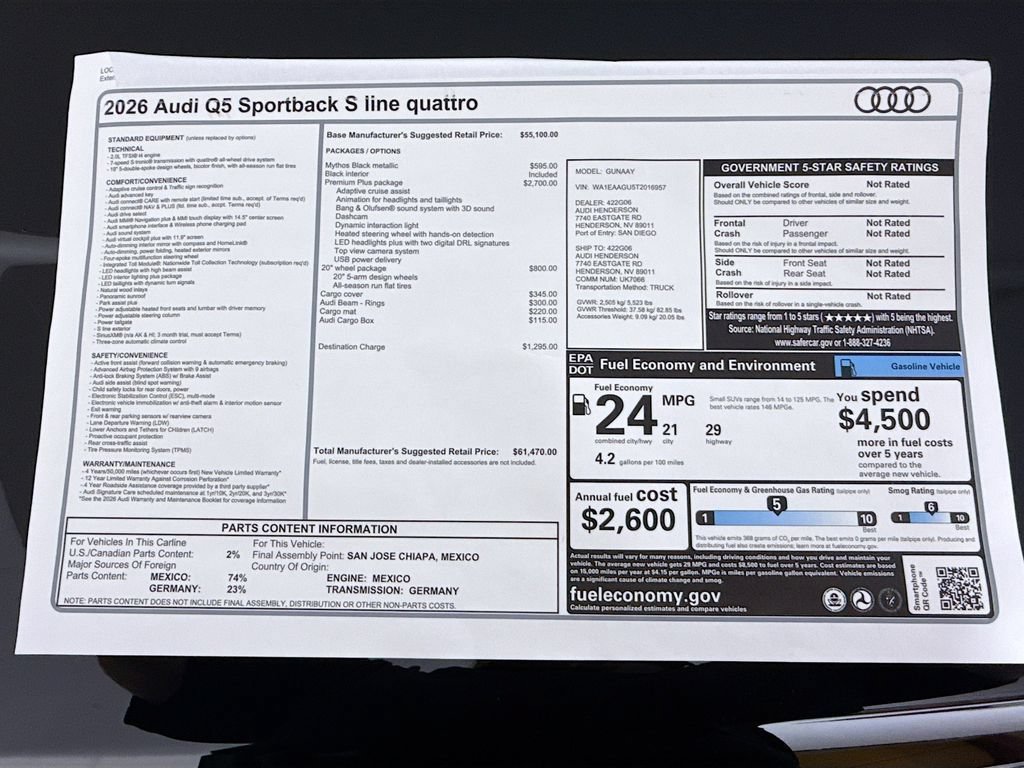 New 2026 Audi Q5 Premium Plus AWD/4WD image 9