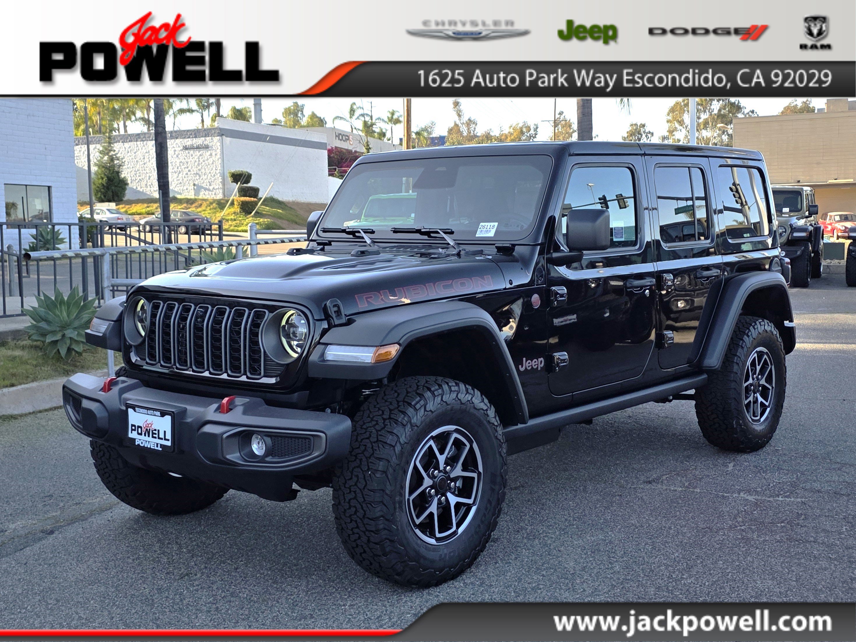 New 2026 Jeep Wrangler Unlimited Rubicon w/ Technology Group