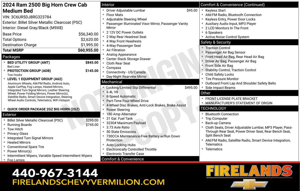 Used 2024 RAM 2500 Big Horn w/ Bed Utility Group image 2