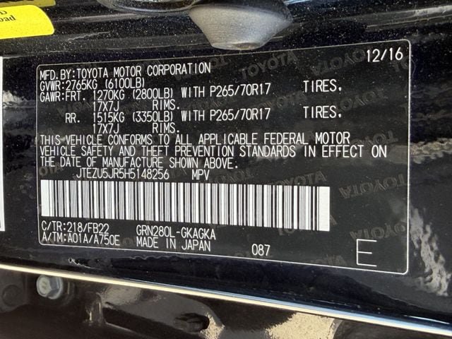 Used 2017 Toyota 4Runner SR5 RWD image 26