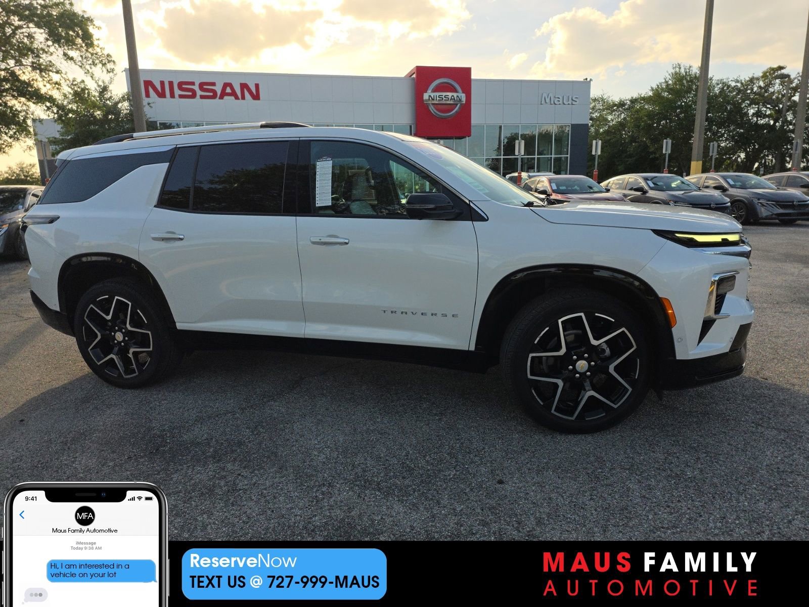 Used 2025 Chevrolet Traverse High Country w/ LPO, Floor Liner Package image 1