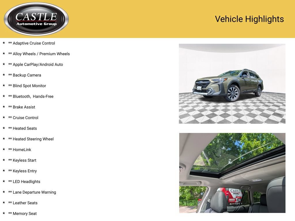 Certified 2025 Subaru Outback Limited AWD/4WD image 4