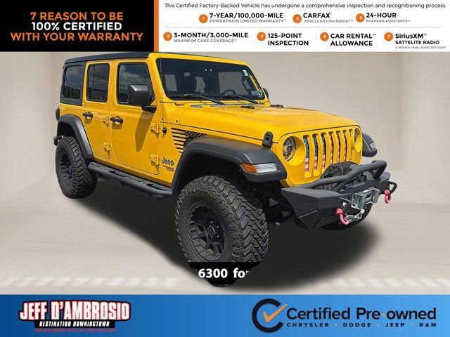 Certified 2021 Jeep Wrangler Unlimited Sport AWD/4WD image 1