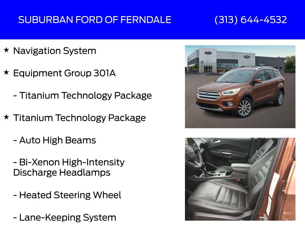 Used 2017 Ford Escape Titanium w/ Canadian Touring Package image 4
