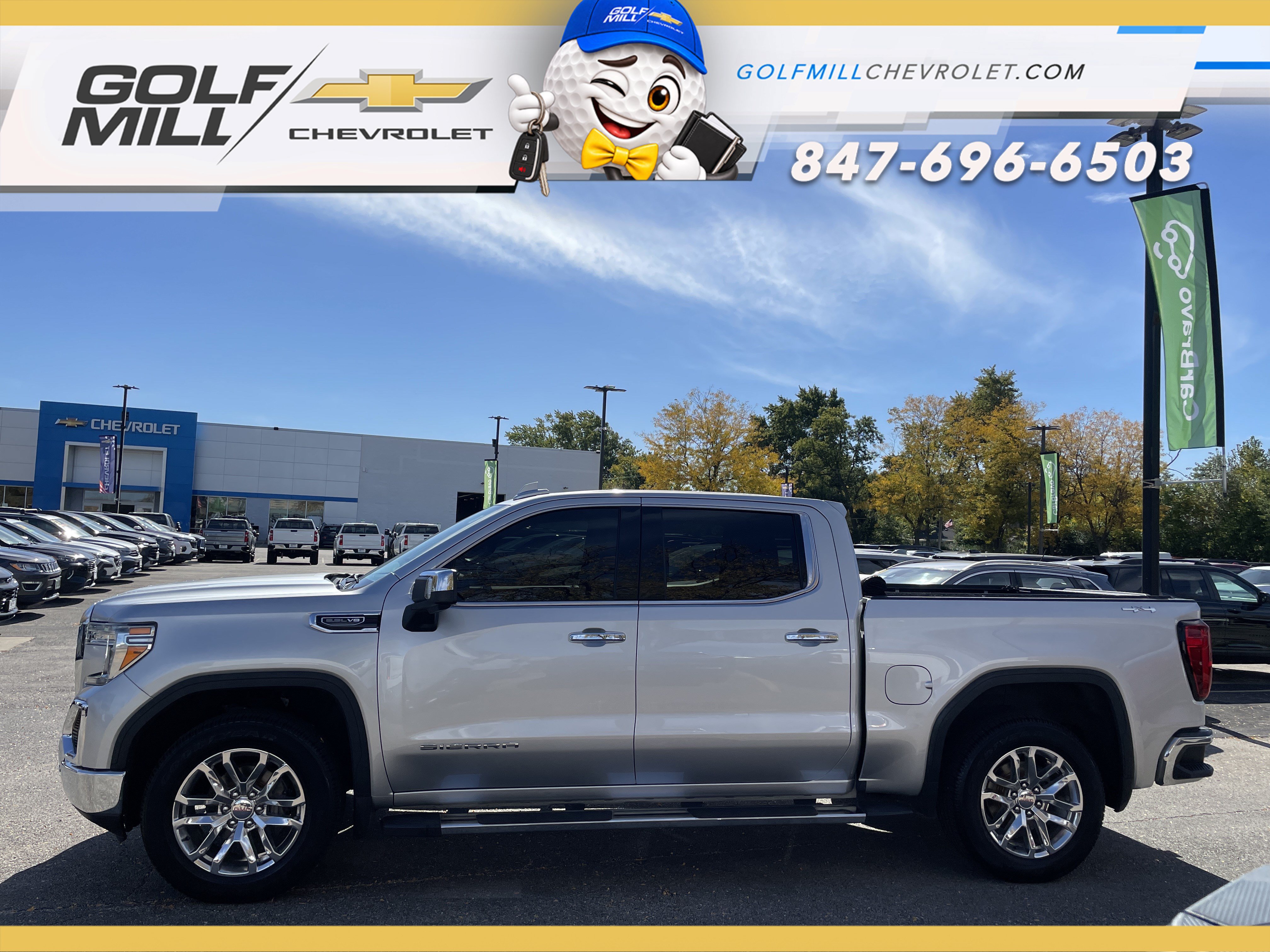 Used 2019 GMC Sierra 1500 SLT w/ SLT Premium Package AWD/4WD image 8