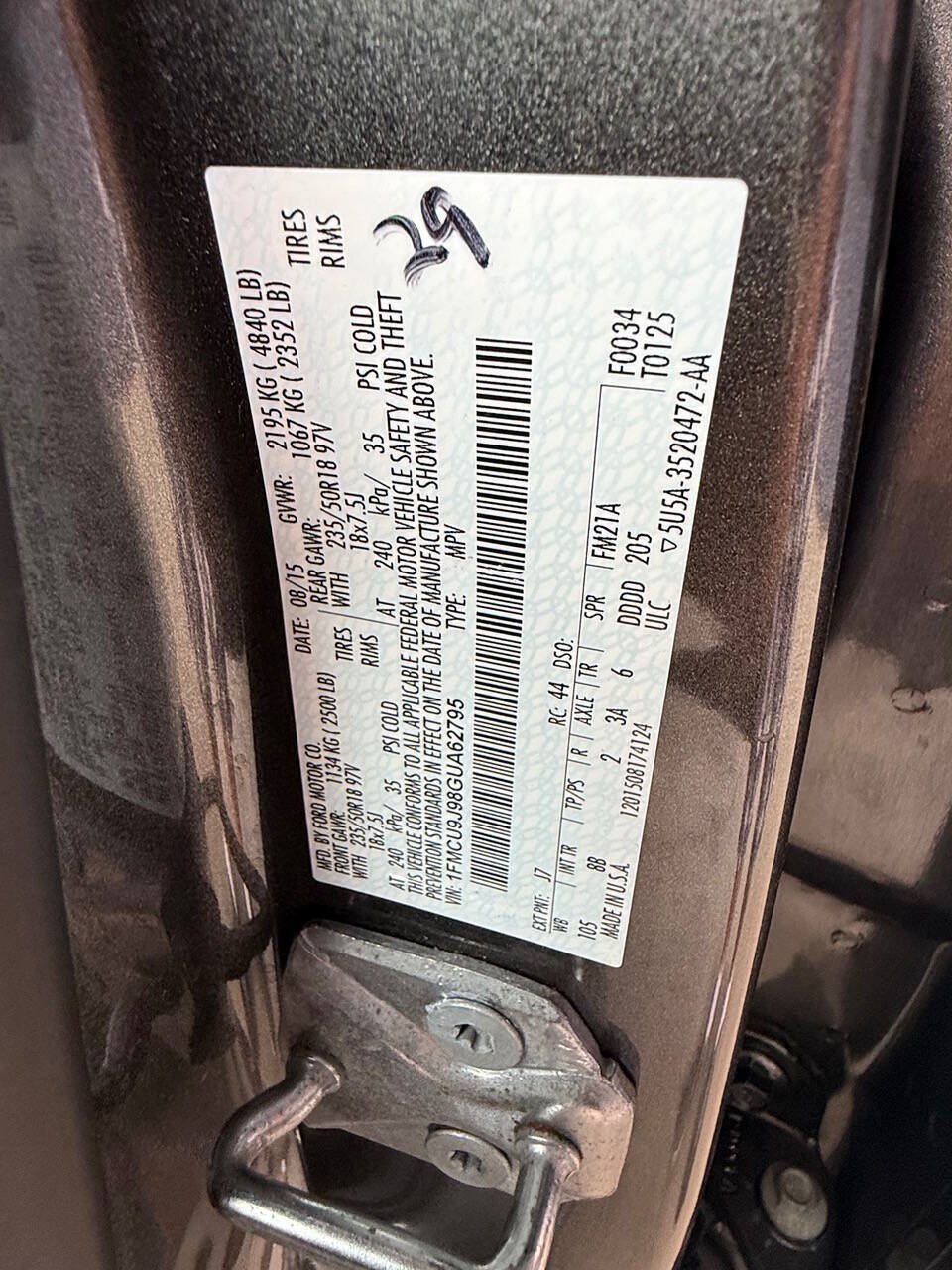 Used 2016 Ford Escape Titanium AWD/4WD image 40
