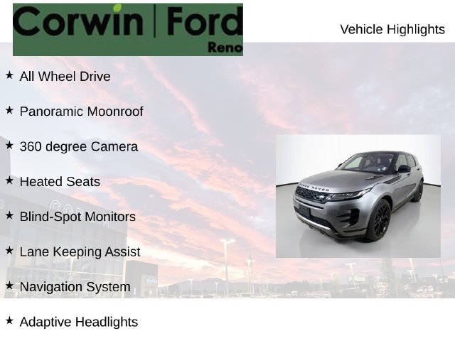 Used 2020 Land Rover Range Rover Evoque R-Dynamic S AWD/4WD image 7