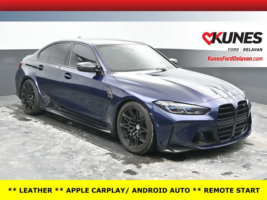 Used 2022 BMW M3 Competition w/ M Carbon Exterior Package AWD/4WD image 1