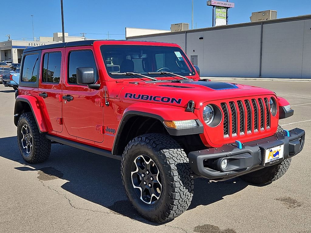 Used 2023 Jeep Wrangler Unlimited Rubicon 4xe w/ Steel Bumper Group image 6