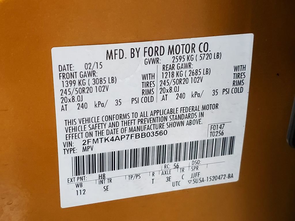 Used 2015 Ford Edge Sport w/ Equipment Group 401A image 42