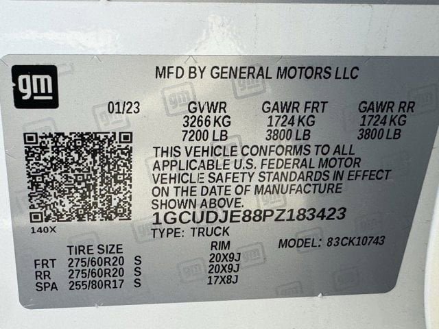 Used 2023 Chevrolet Silverado 1500 High Country w/ Technology Package AWD/4WD image 36