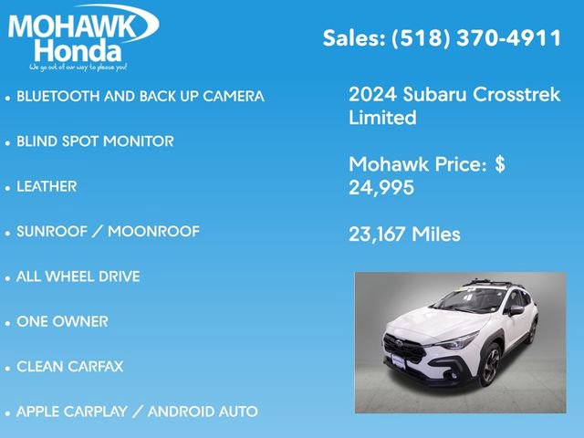 Used 2024 Subaru Crosstrek 2.5i Limited image 7