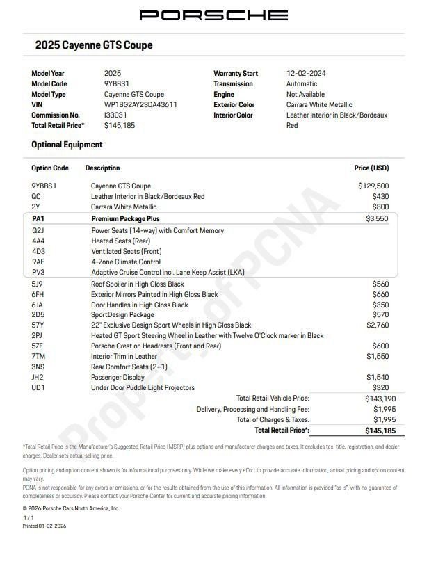 Certified 2025 Porsche Cayenne GTS image 6