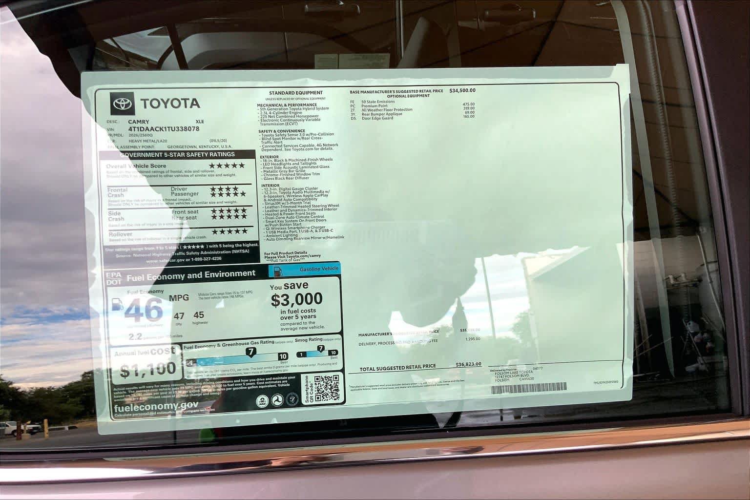 New 2026 Toyota Camry XLE FWD image 21