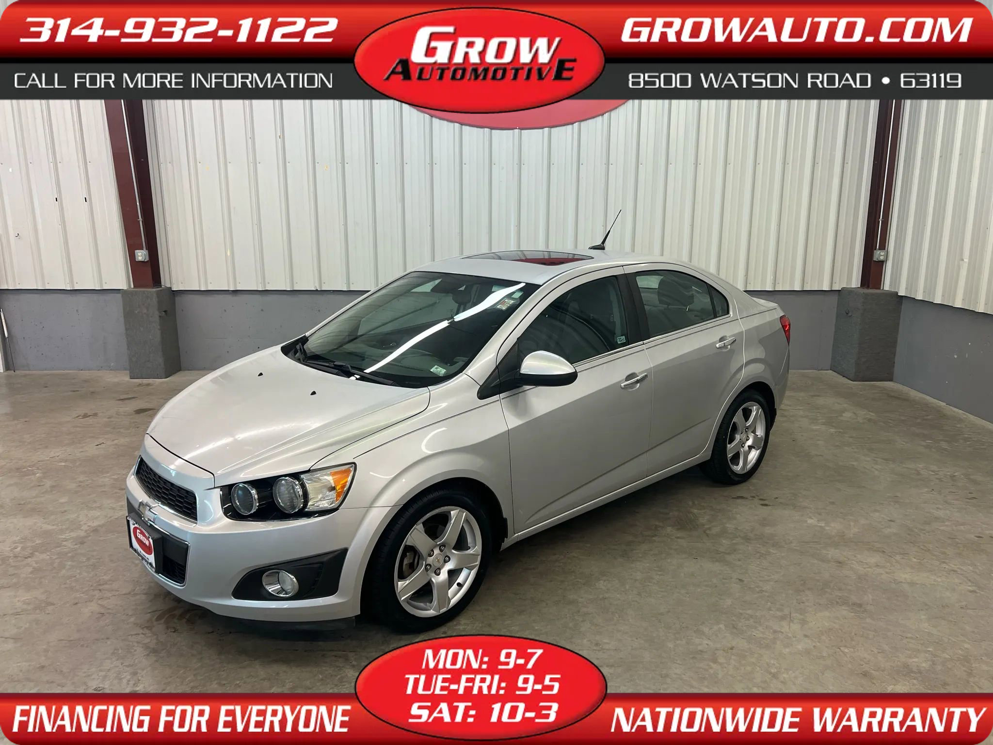 Used 2012 Chevrolet Sonic LTZ