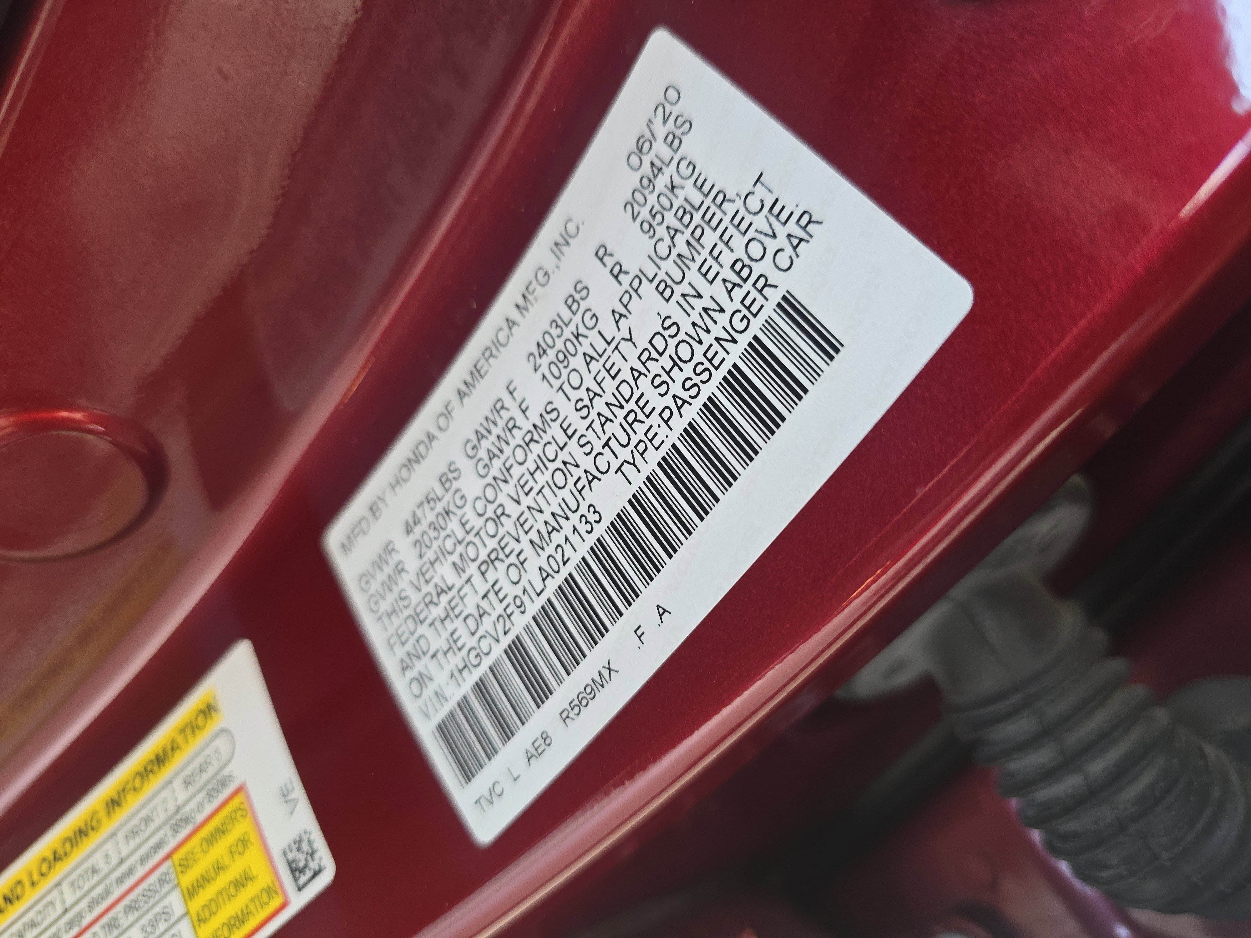 Used 2020 Honda Accord Touring image 30