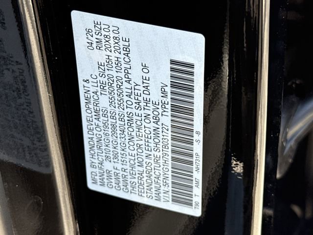 New 2026 Honda Pilot Touring image 41