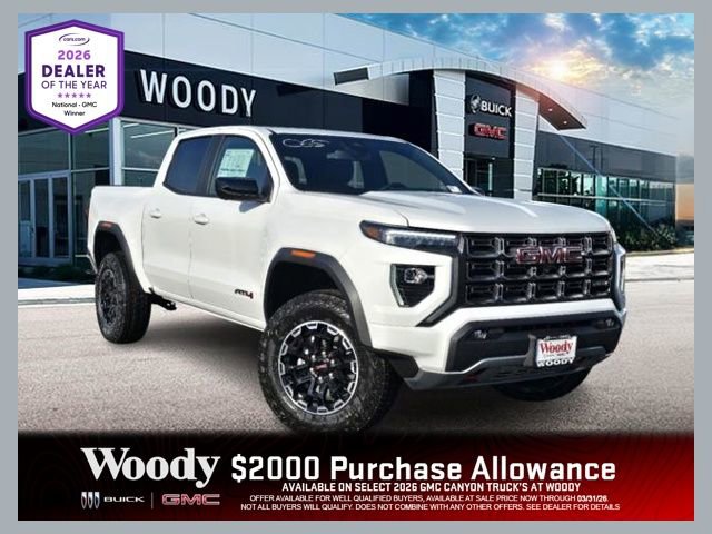 New 2026 GMC Canyon AT4 w/ Technology Plus Package