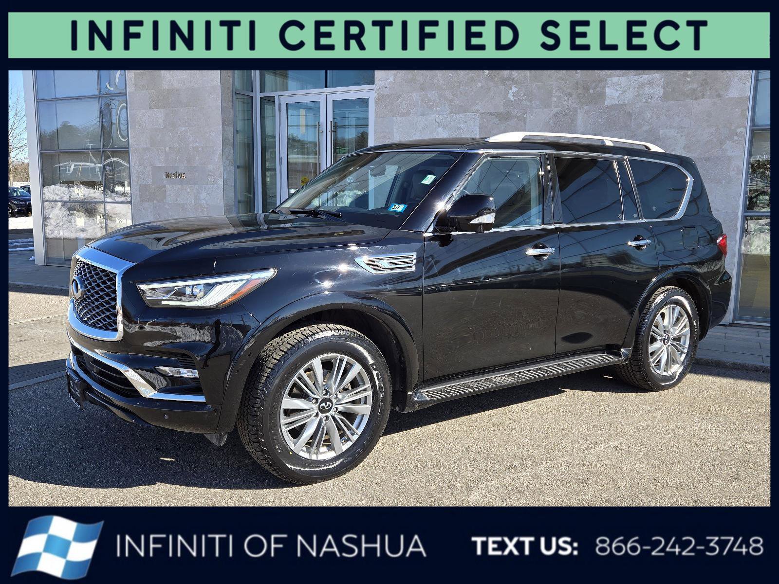 Certified 2021 INFINITI QX80 Luxe w/ All-Season Package image 2