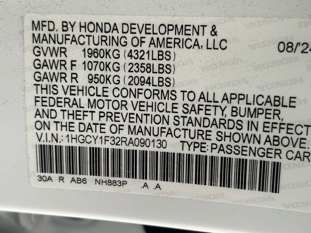 Used 2024 Honda Accord EX image 13